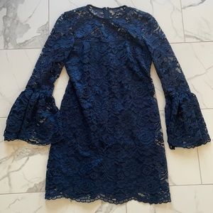 Gorgeous, Nicole Miller Navy Lace Dress 4